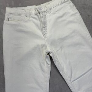 Polo Jeans Co. Ralph Lauren Jeans Womens 8 Saturday White Denim Straight Leg NWT
